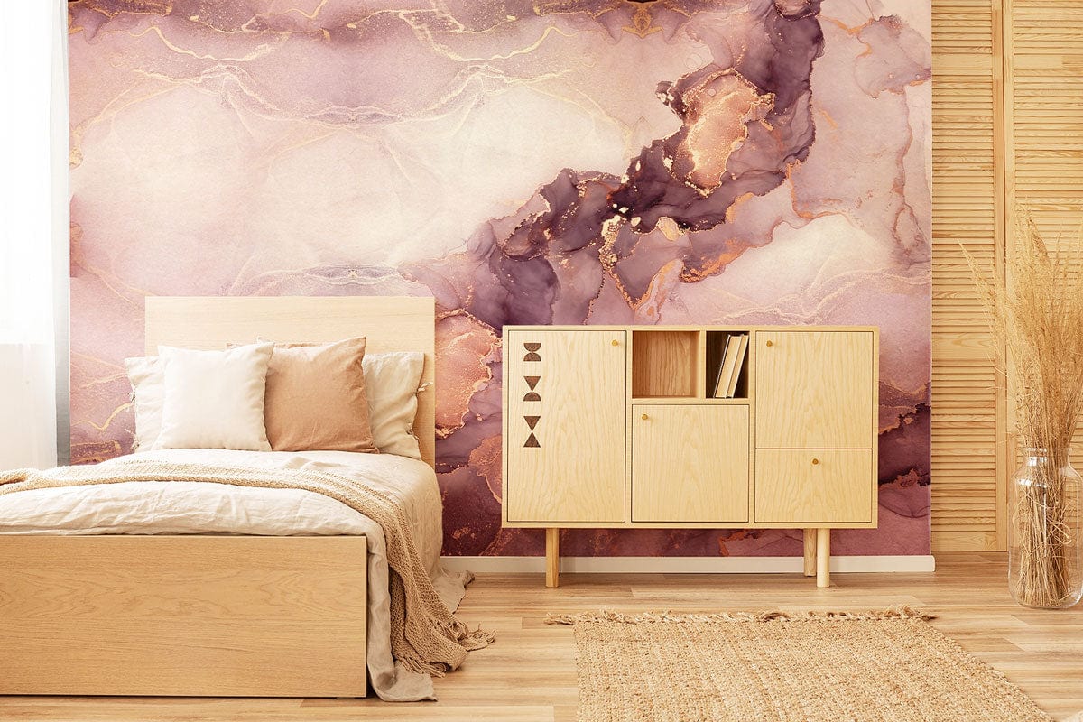 Roseate Marble Wallpaper Mural