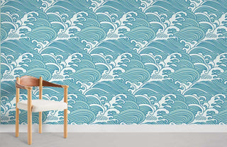 Rough Sea Wallpaper Mural