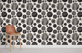 Doodle Circle Wallpaper Mural