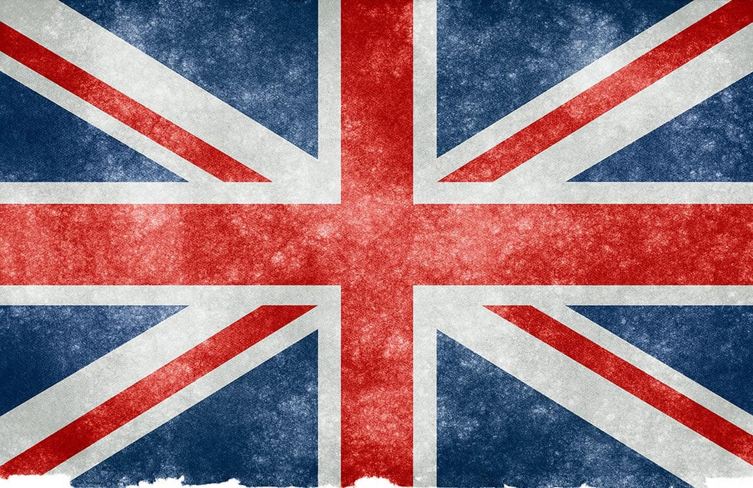 Vintage Union Jack Mural Wallpaper - Classic British Flag Design