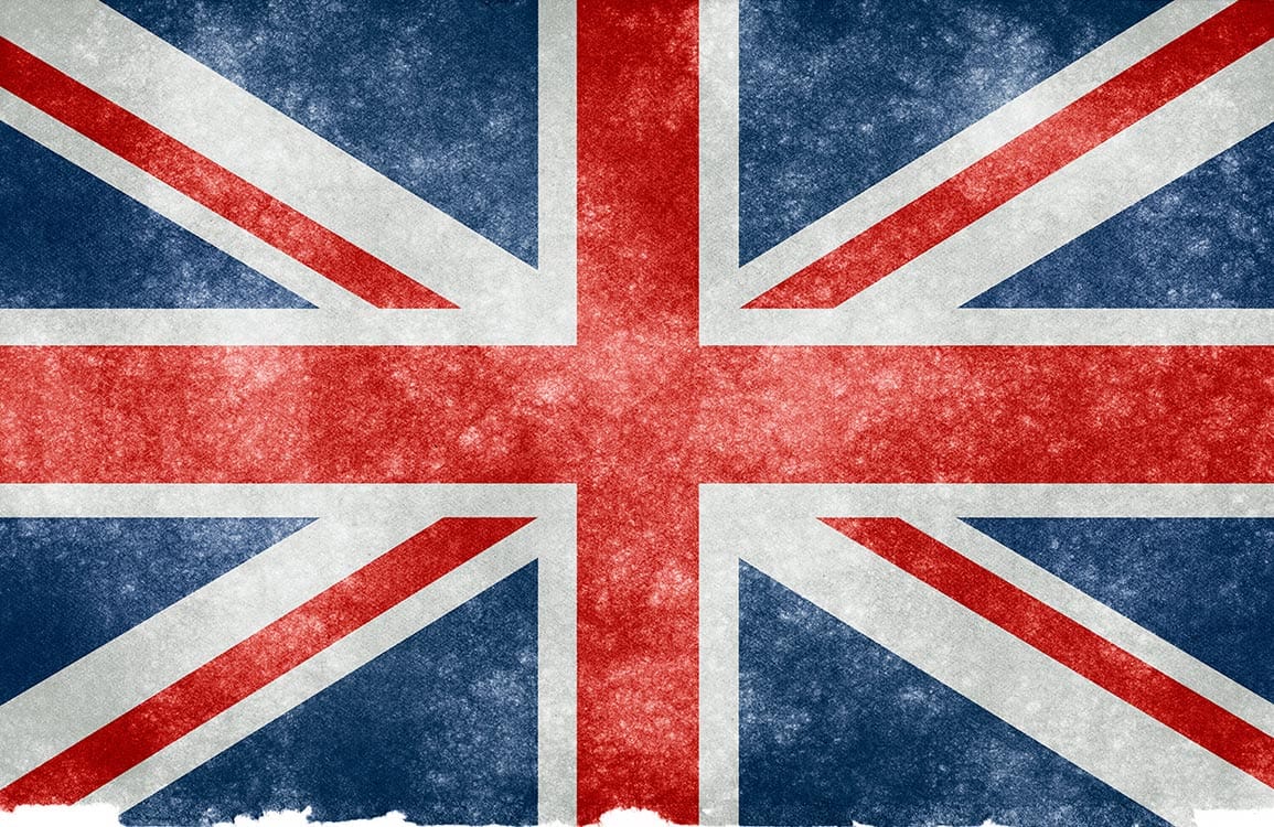 Vintage Union Jack Mural Wallpaper - Classic British Flag Design
