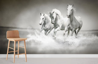 Running Horses Wallpaper Mural