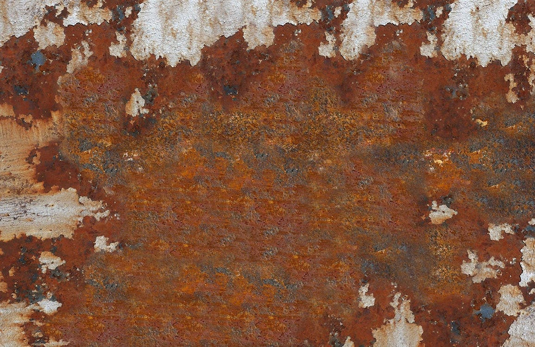 Vintage Rust Effect Textured Wallpaper for Industrial Urban Styling Decor