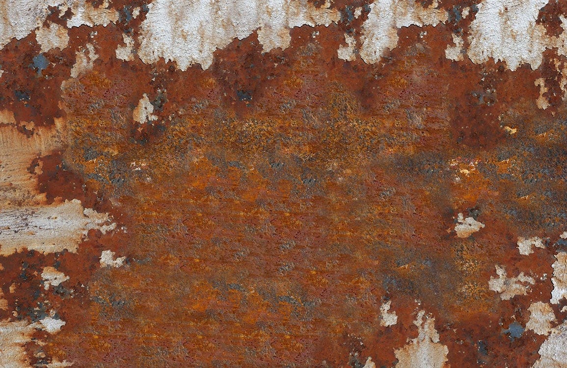 Vintage Rust Effect Textured Wallpaper for Industrial Urban Styling Decor