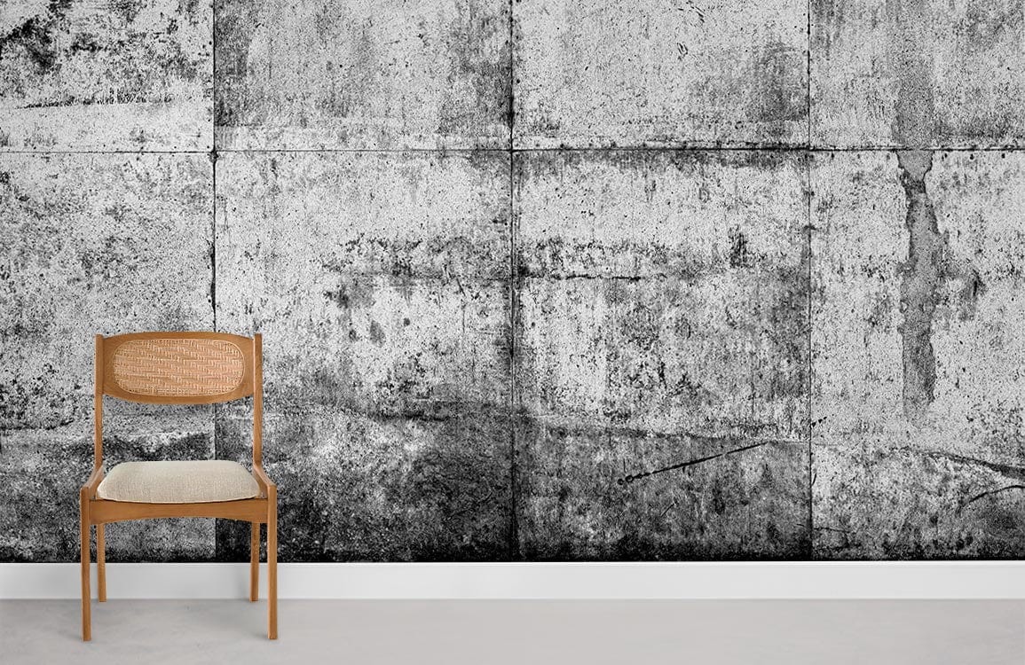 grey rust wallpaper design room style