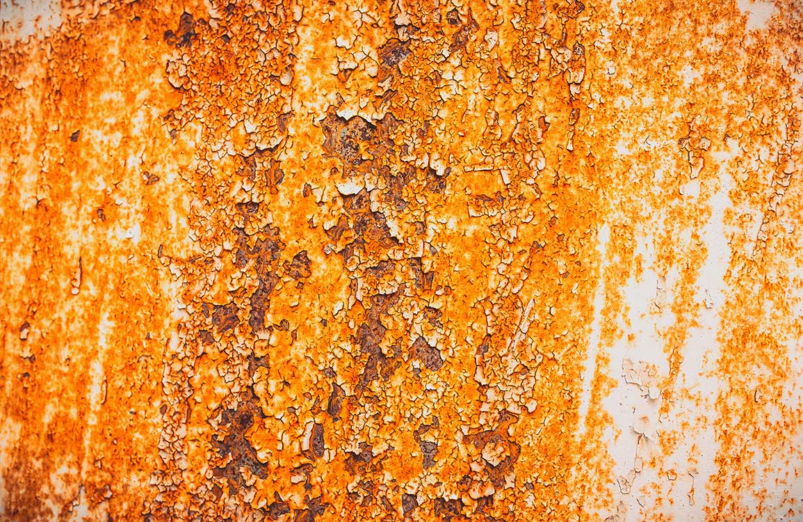 Vintage Rust Textured Wall Mural Wallpaper in Warm Earthy Tones