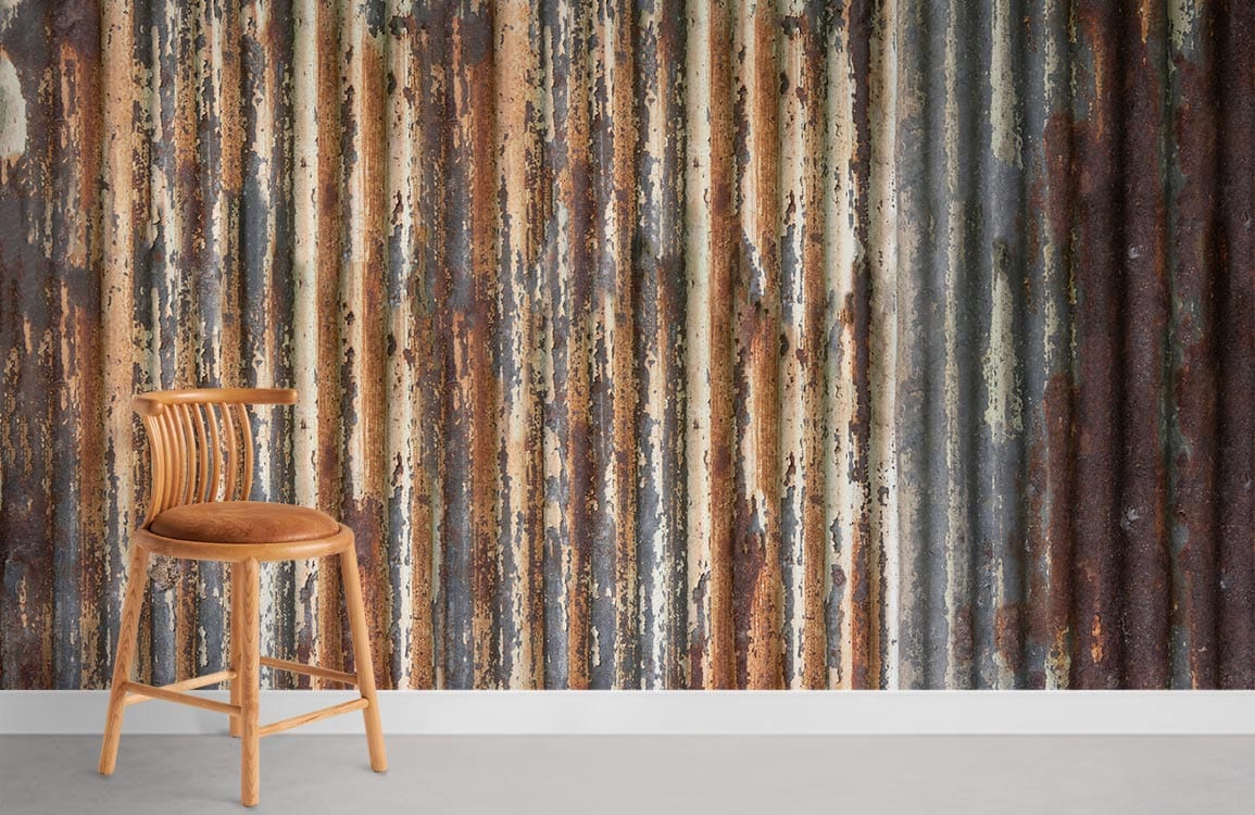 Rust Steel Wallpaper Mural