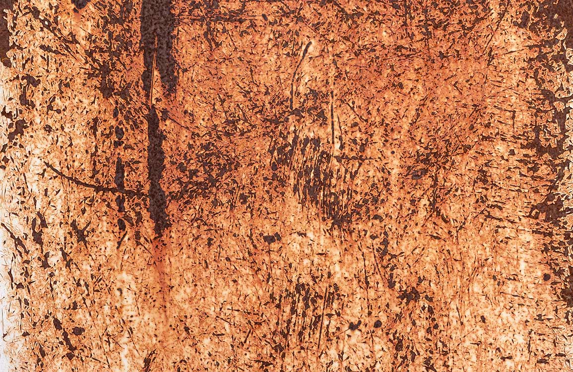 Rustic Copper Textured Abstract Mural Wallpaper: Nature-Inspired Earthy Design
