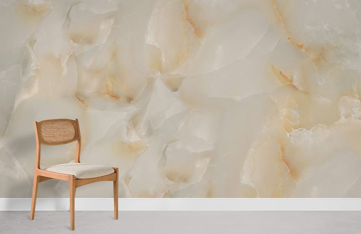 Rustic Cracks Crystal Wallpaper Mural Room