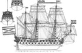 Sailboat Structure Wallpaper Mural