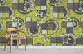Square & Star Wallpaper Mural