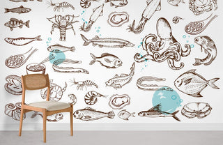 Sea Fish Wallpaper Mural