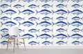 Hippie Fish Wallpaper Mural