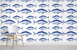 Hippie Fish Wallpaper Mural