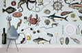 Sea Creatures Wallpaper Mural