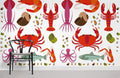 Seafood Wallpaper Mural