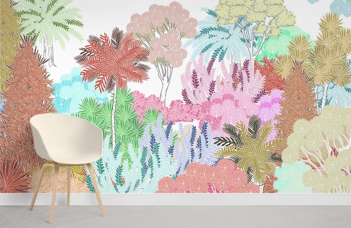 Colourful Tropical II Wallpaper Mural
