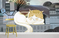 Sleeping Cat III Wallpaper Mural