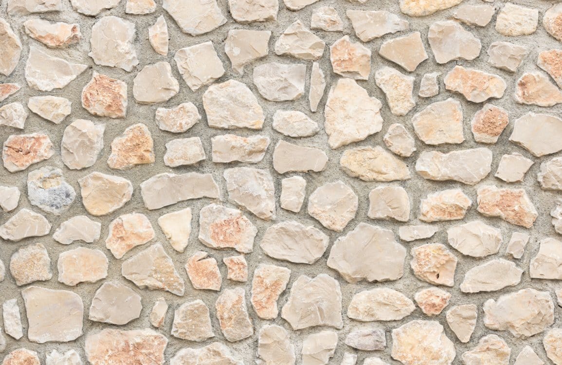Rustic Natural Stone Effect Wallpaper in Beige and Grey for Modern Interiors