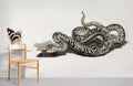 Snake & Butterfly Wallpaper Mural