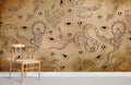 Snakes & Eyes Wallpaper Mural