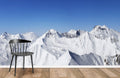 Snow Scenery Wallpaper Mural