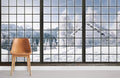 Window Snow View Wallpaper Mural