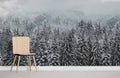 Snowy Forest Wallpaper Mural