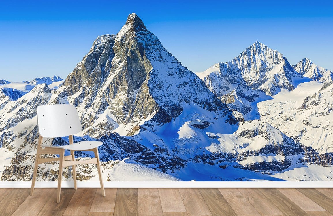 Snowy Mounds Wallpaper Mural