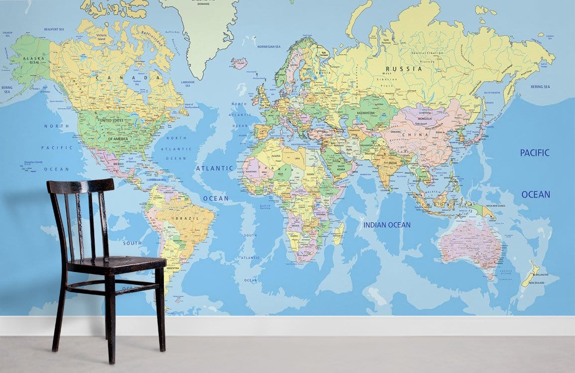 Social Studies Wallpaper Mural