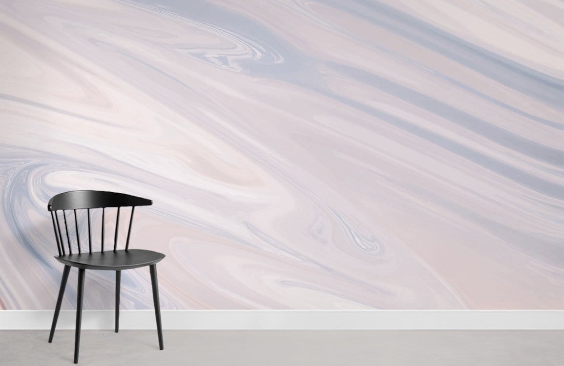 Soft Pink Marble Wallpaper Mural Room