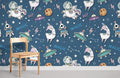 Space Alpaca Wallpaper Mural