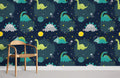 Space Dinosaurs Wallpaper Mural