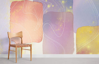 Splicing Blocks Wallpaper Mural