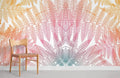 Splicing Colourful Leaves Wallpaper Mural