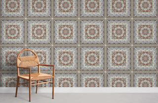 Square Patterns Wallpaper Mural