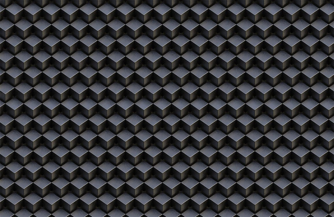 Modern Geometric Grey 3D Hexagon Pattern Wallpaper for Sophisticated Interiors