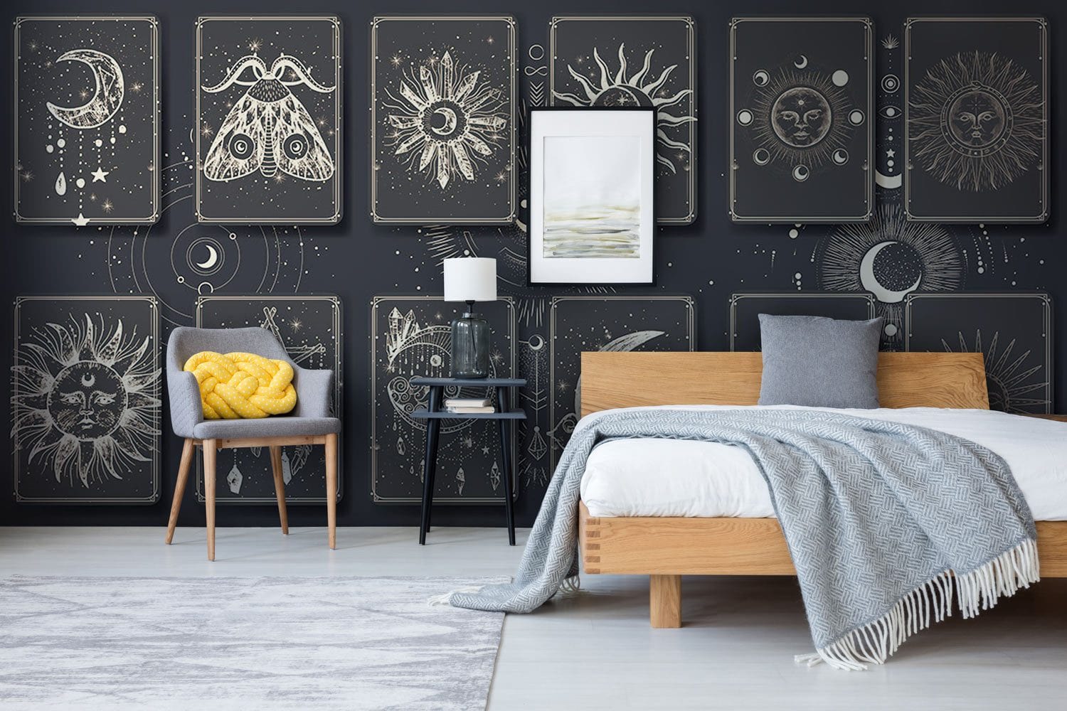 Star & Animal Signs Wallpaper Mural