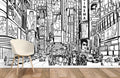 New York Street Wallpaper Mural