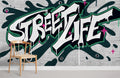 Street Life Wallpaper Mural