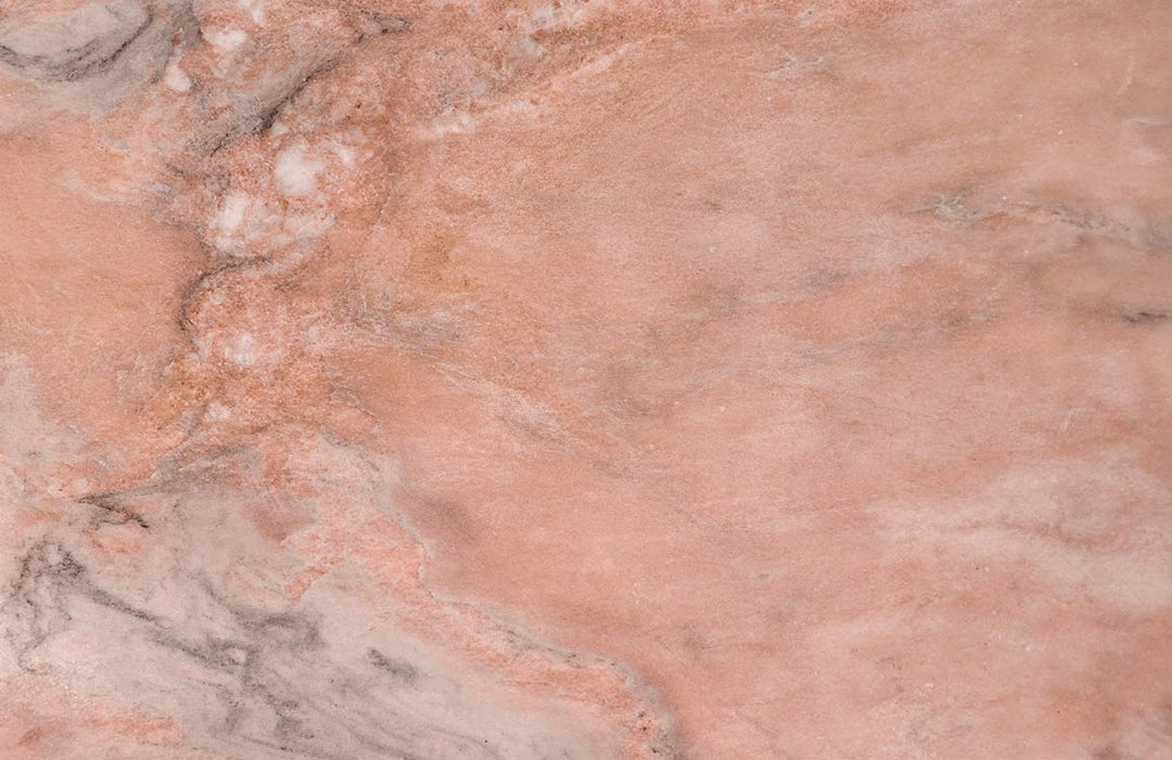 Elegant Peach Marble Effect Wallpaper with Subtle Grey Veins for Sophisticated Interiors