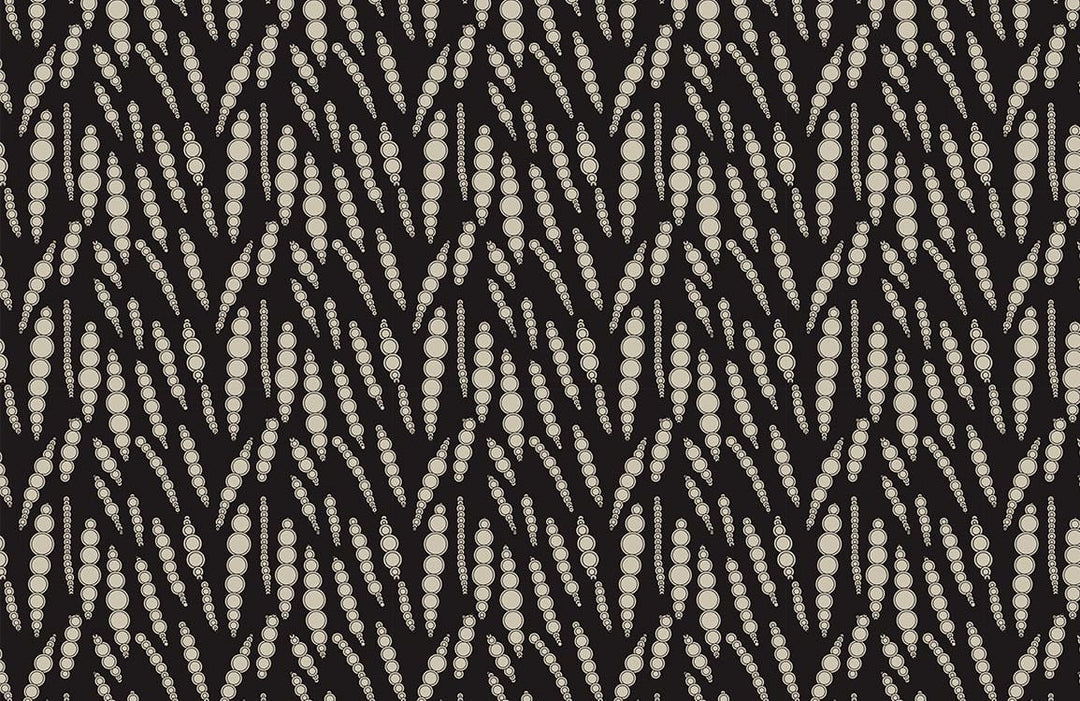 Elegant Charcoal Geometric Dots Modern Wallpaper for Stylish Interiors