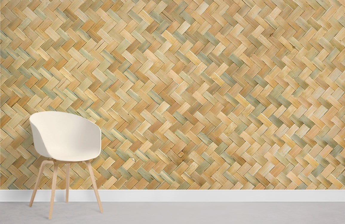Wooden Textured Wallpaper Mural Room