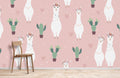 Sweet Alpaca Wallpaper Mural