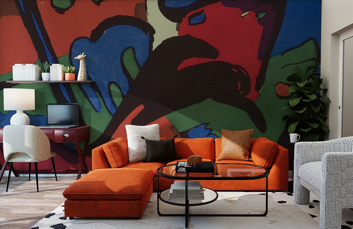 The Blue Rider Wallpaper Mural