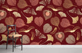 Thin Leaves Wallpaper Mural