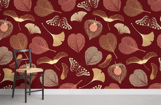 Thin Leaves Wallpaper Mural