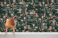 Topography Wallpaper Mural