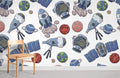 Travel in Space Wallpaper Mural