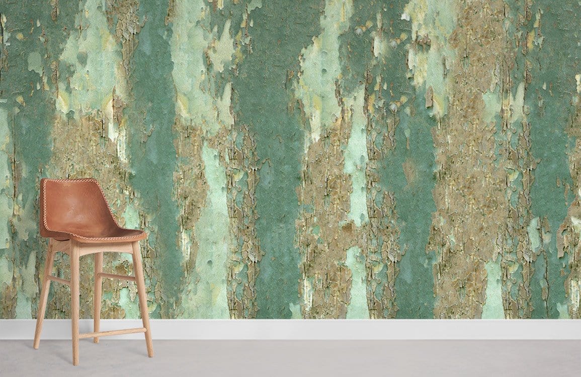 Scattered Bark Wallpaper Mural
